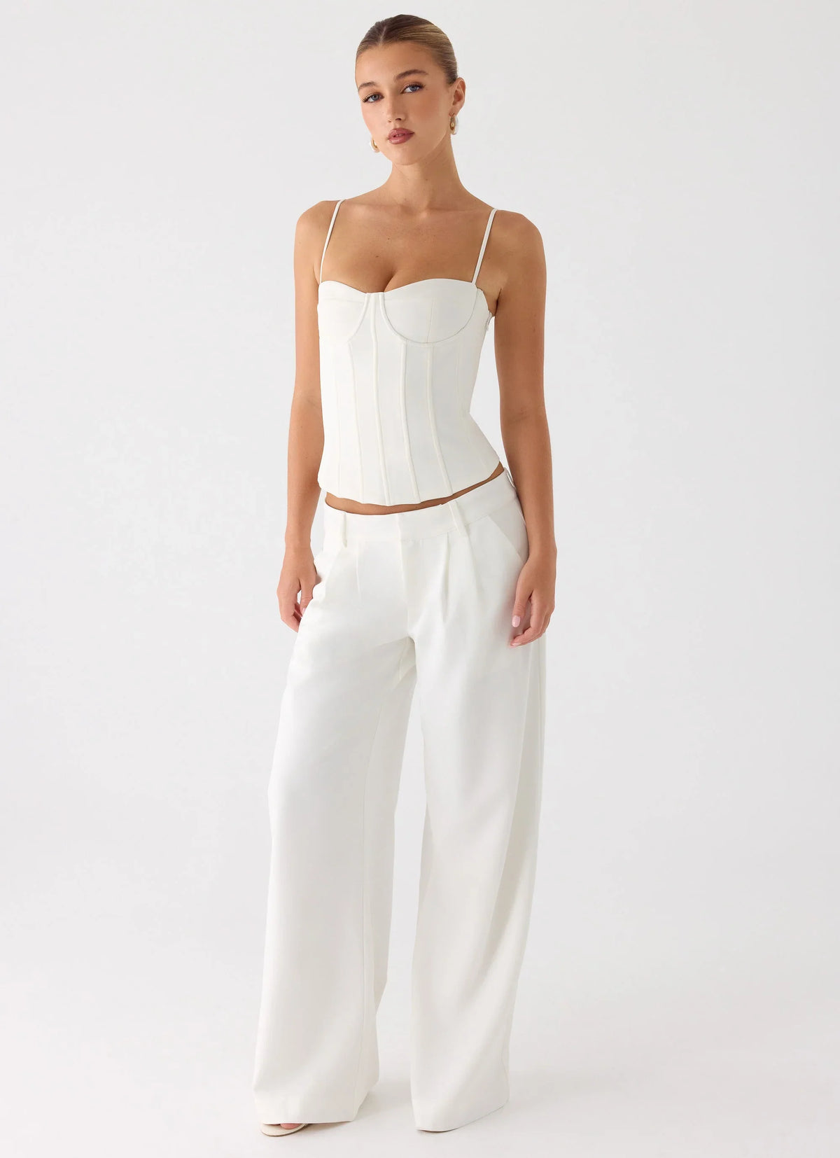 Ania Corset Top Ivory