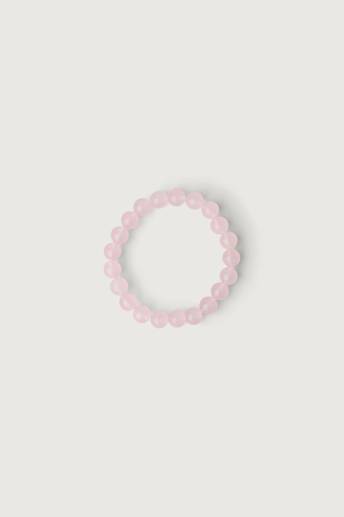 PINK STONE BEAD BRACELET