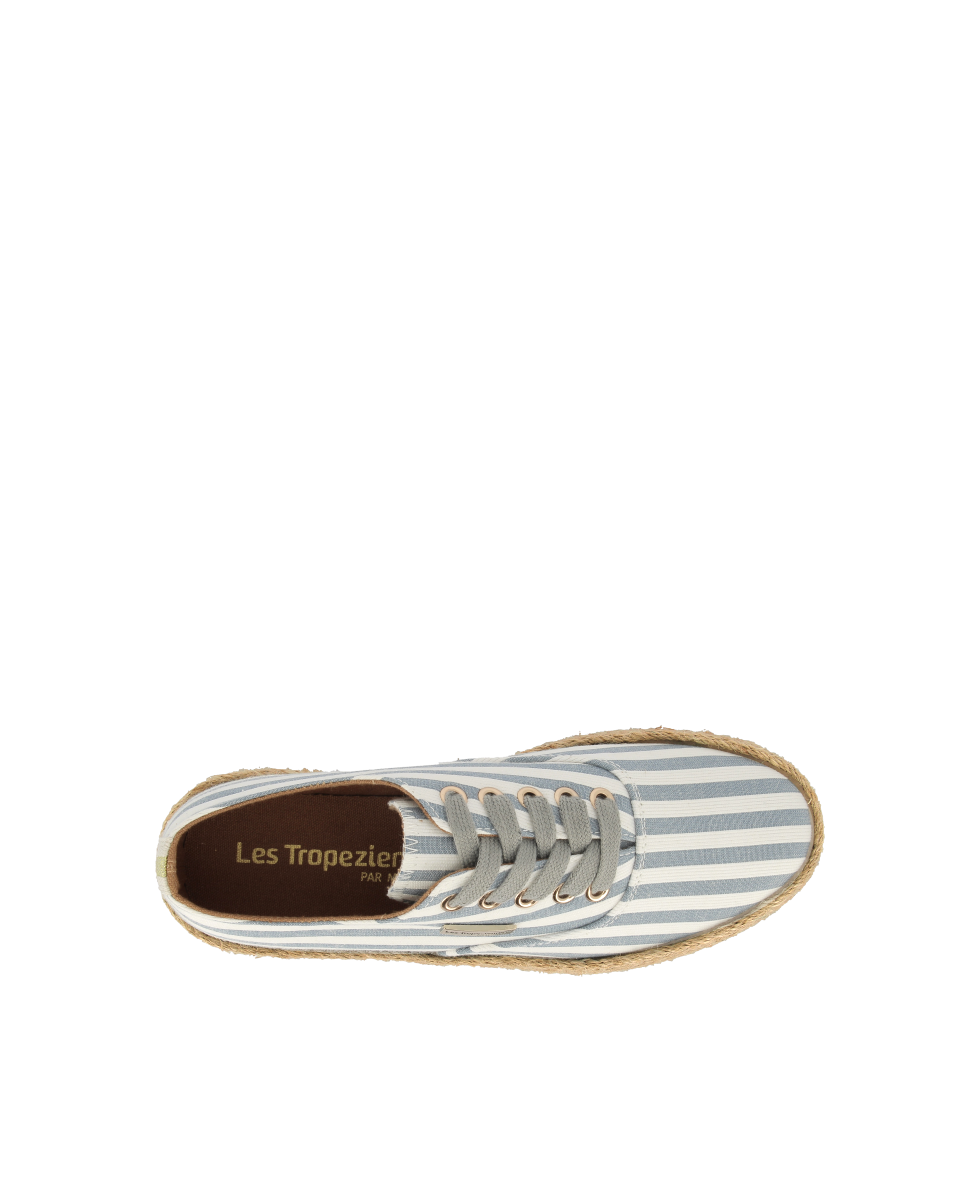 Cosmic Lace-Up Sneakers - Blue Marine Stripes