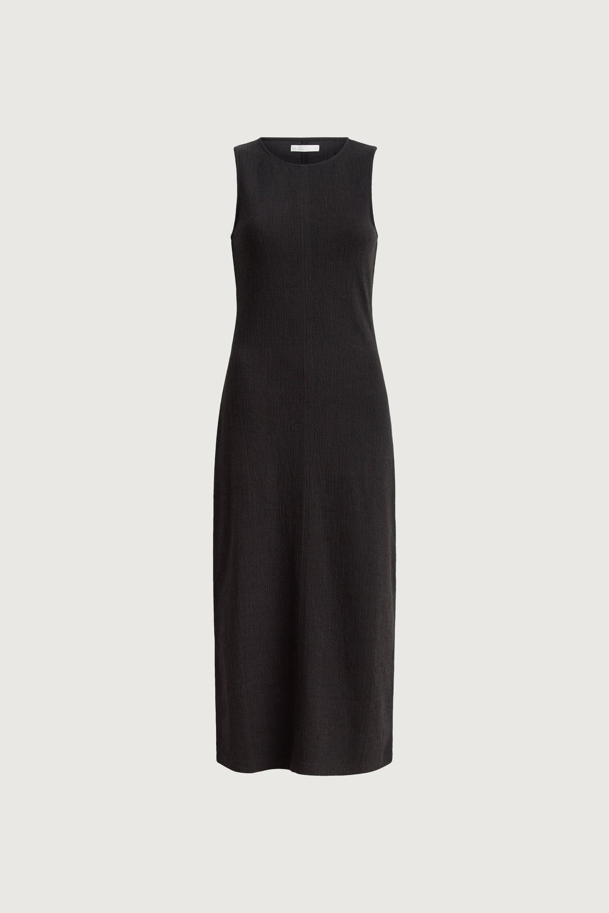 KNIT SLEEVELESS MIDI DRESS
