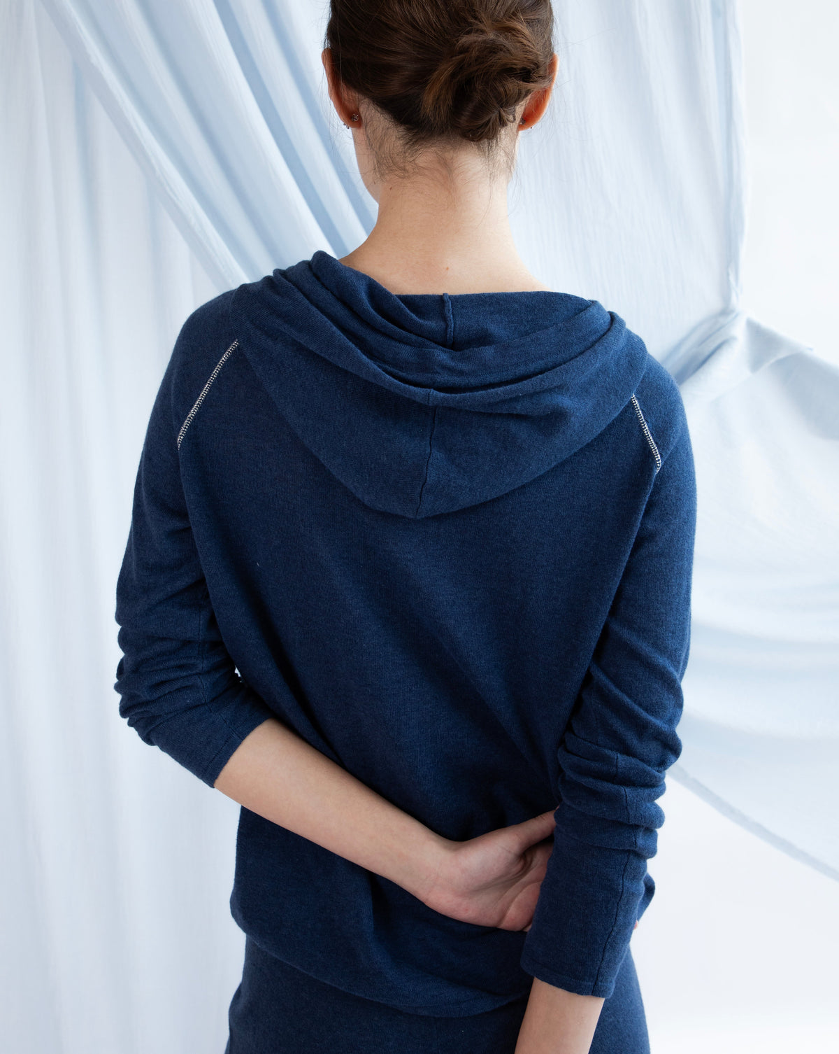 Georges Hoodie - Indigo Denim