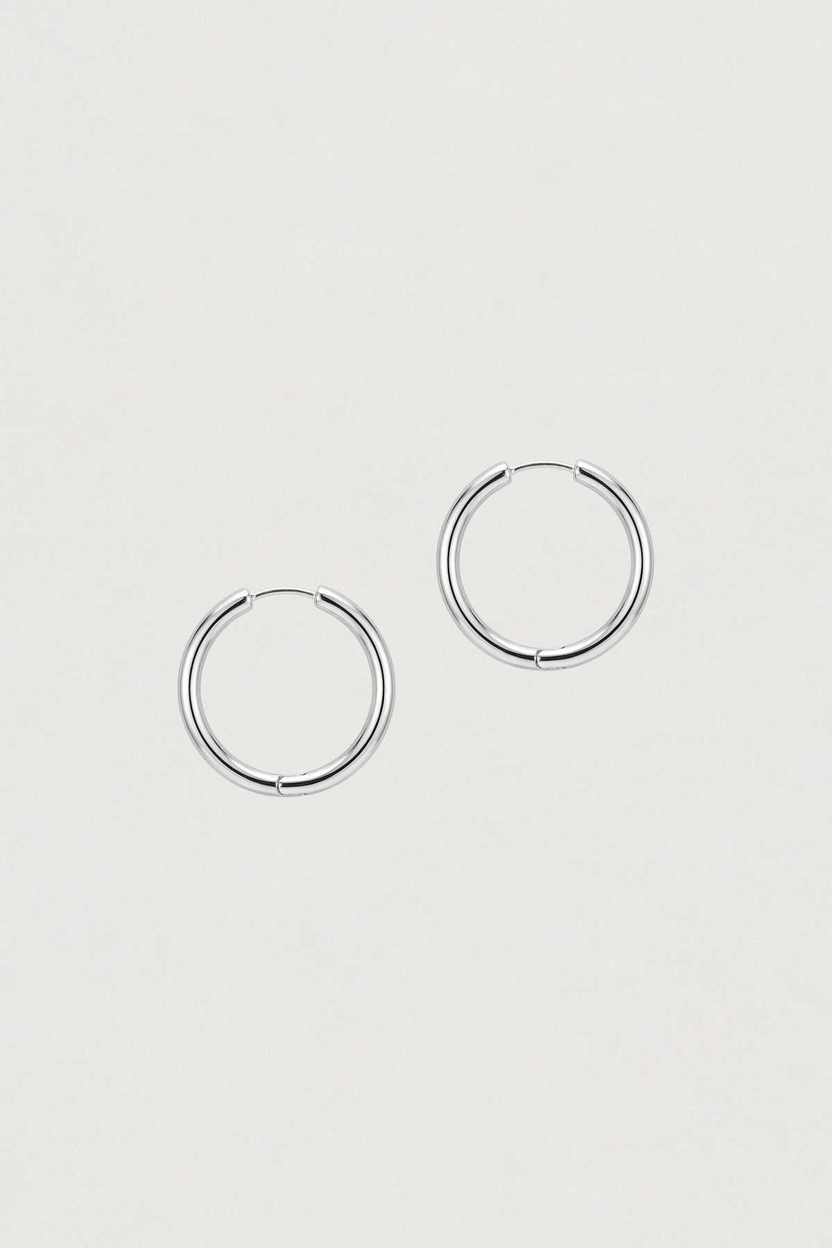 LARGE HOOP EARRINGS WITH HINGE