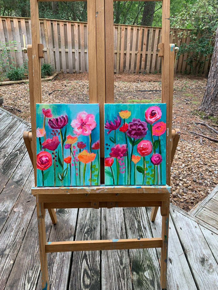 Floral Abyss 1 and 2