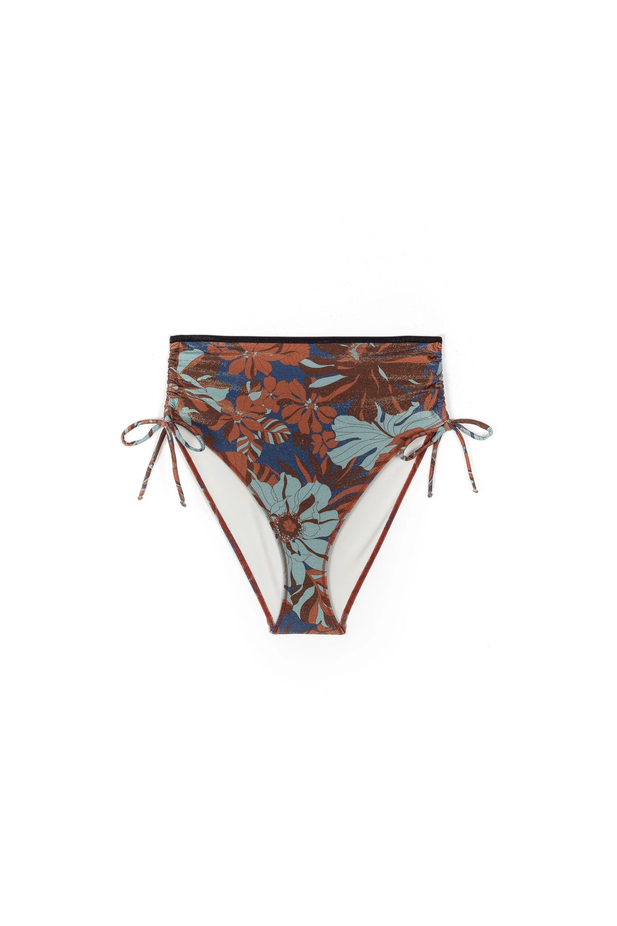 Culotte Haute Mona - Azur Flower