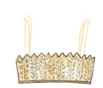 Bandeau Catherine - Honey Lace