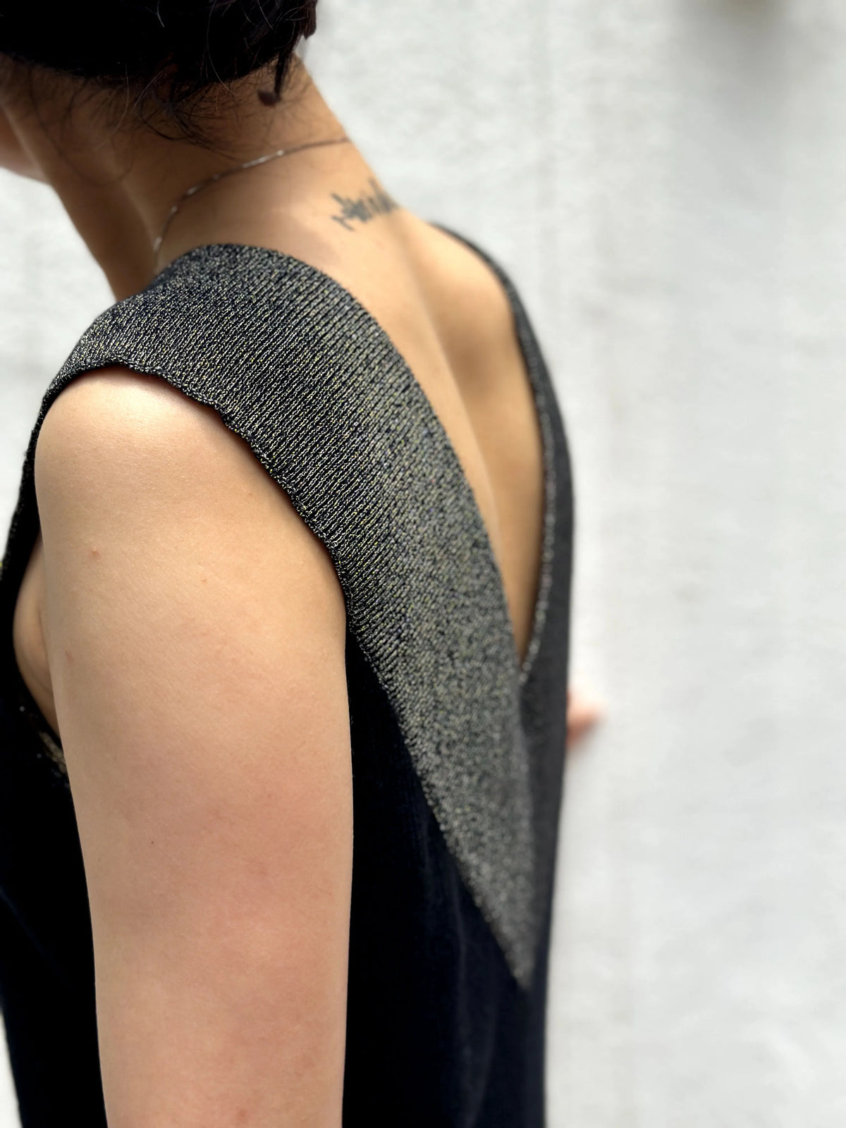 Lola Sleeveless Dress - Pitch Black
