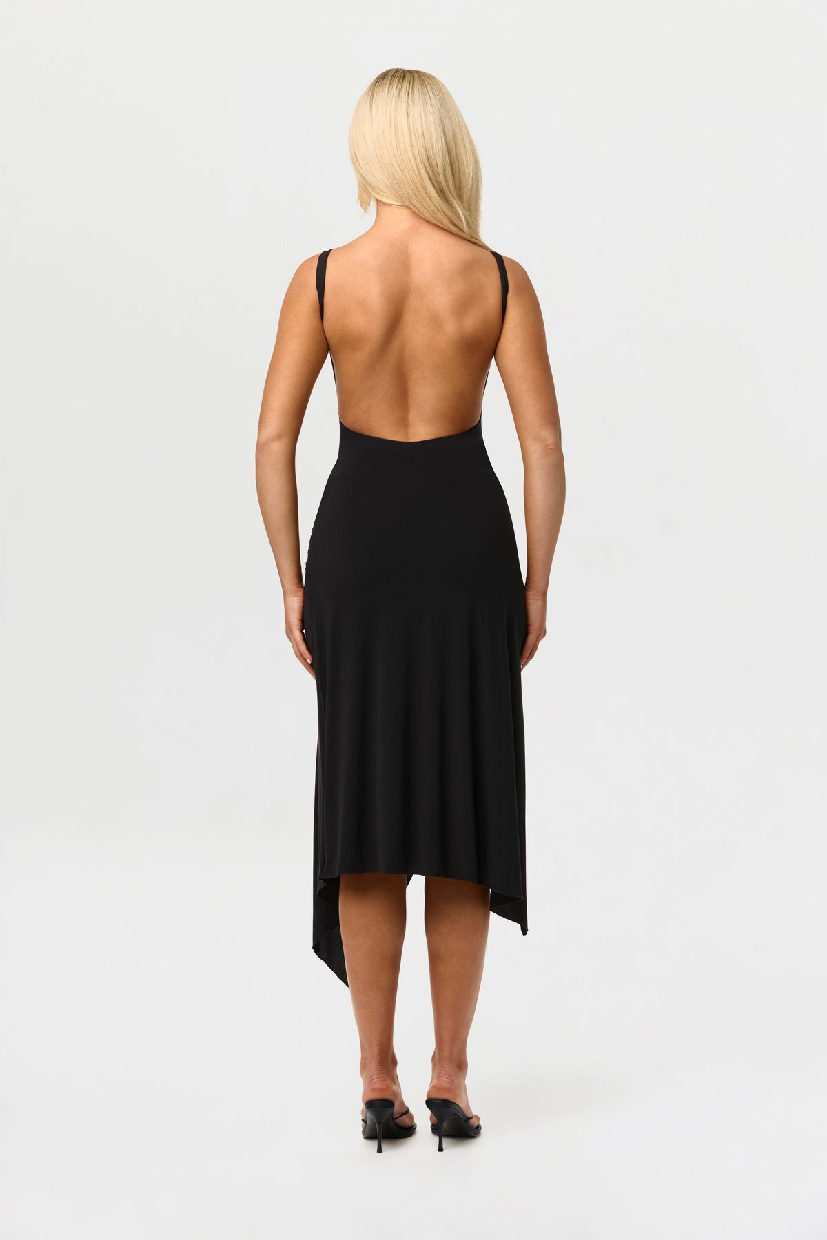 Naked Asymmetric Midi Skirt