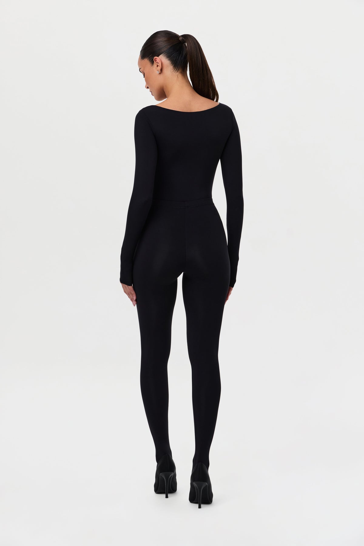 Naked Scoop Neck Bodysuit