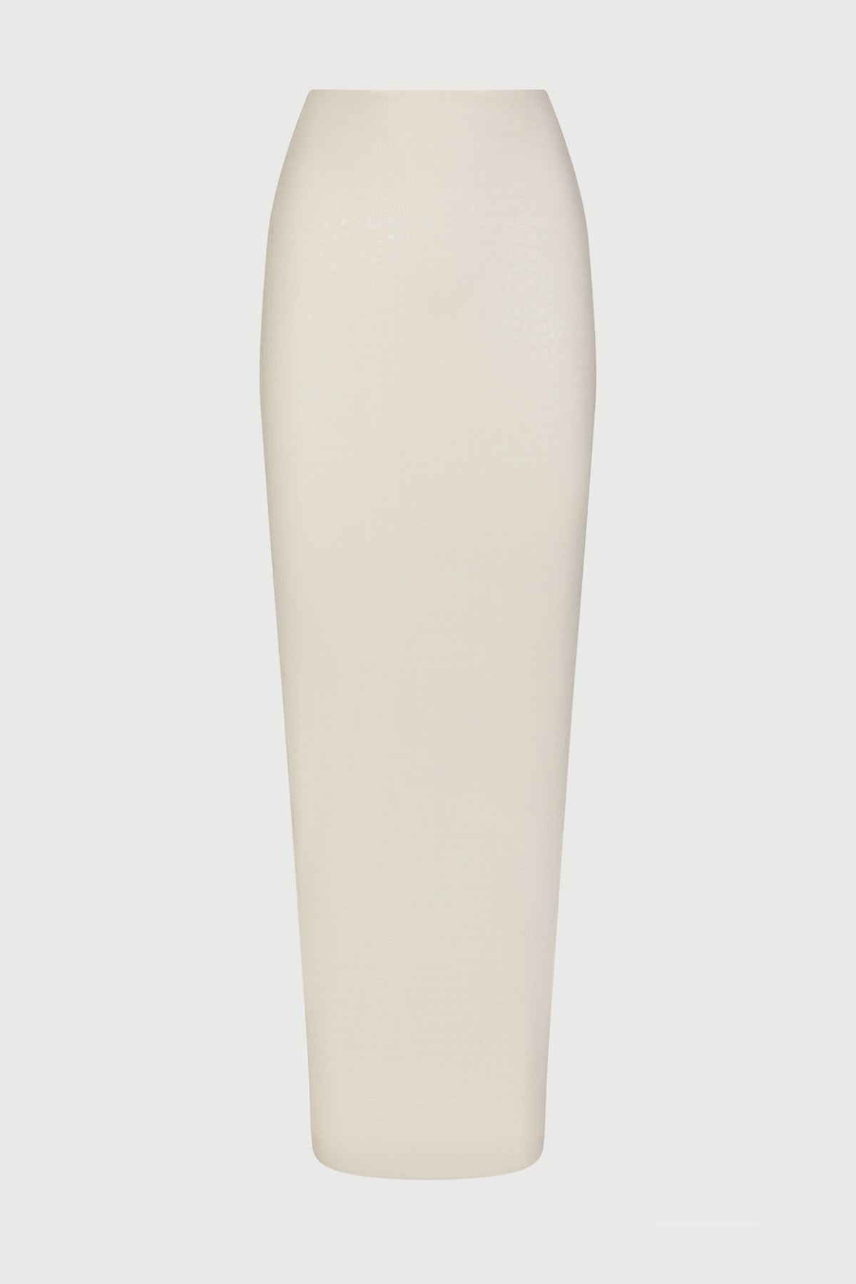 Croc Zip Up Maxi Skirt