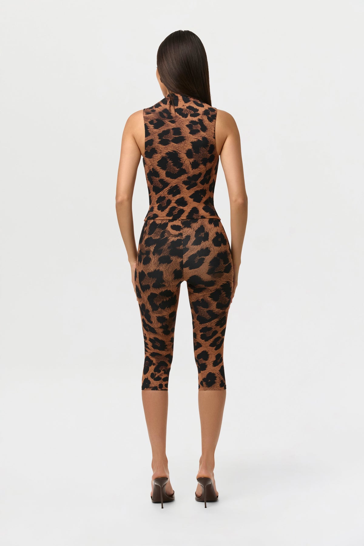 Naked Print Sleeveless Top
