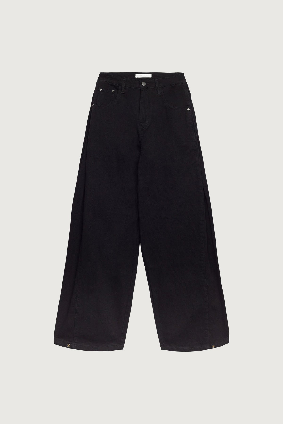BOTTOM SNAP COTTON TWILL PANTS