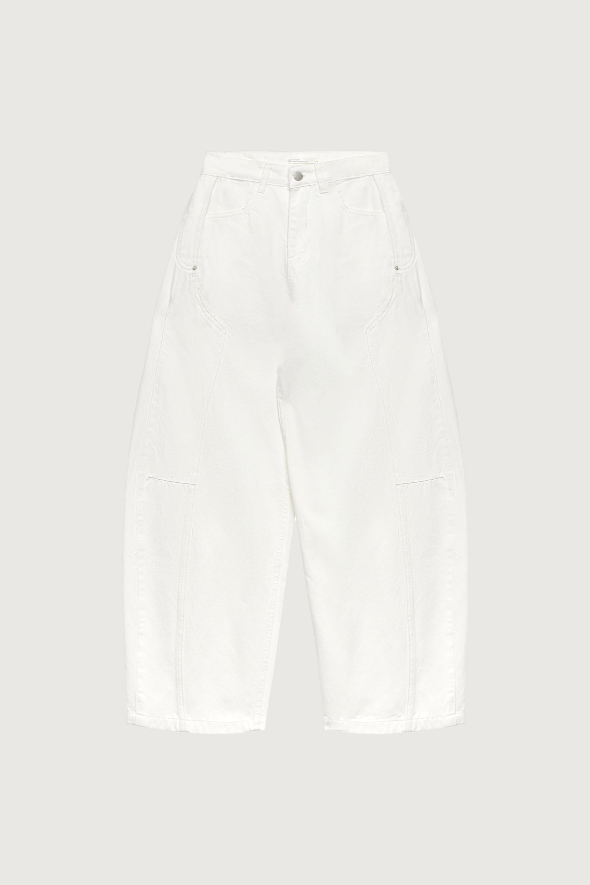 WHITE WORKWEAR BARREL JEAN
