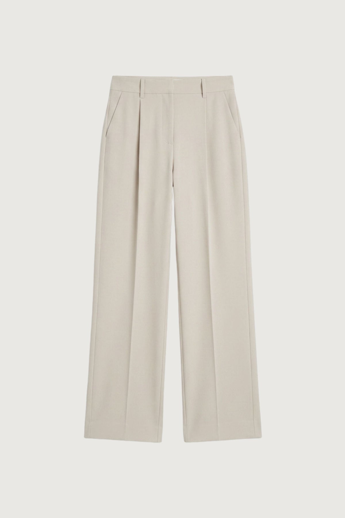 MID-RISE WIDE LEG SUITING TROUSER