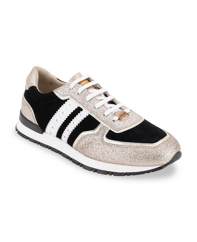 Soonrise Lace-Up Sneakers - Black Gold