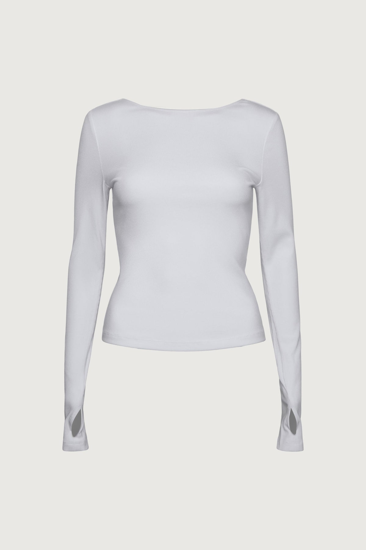 OPEN BACK LONG SLEEVE TOP