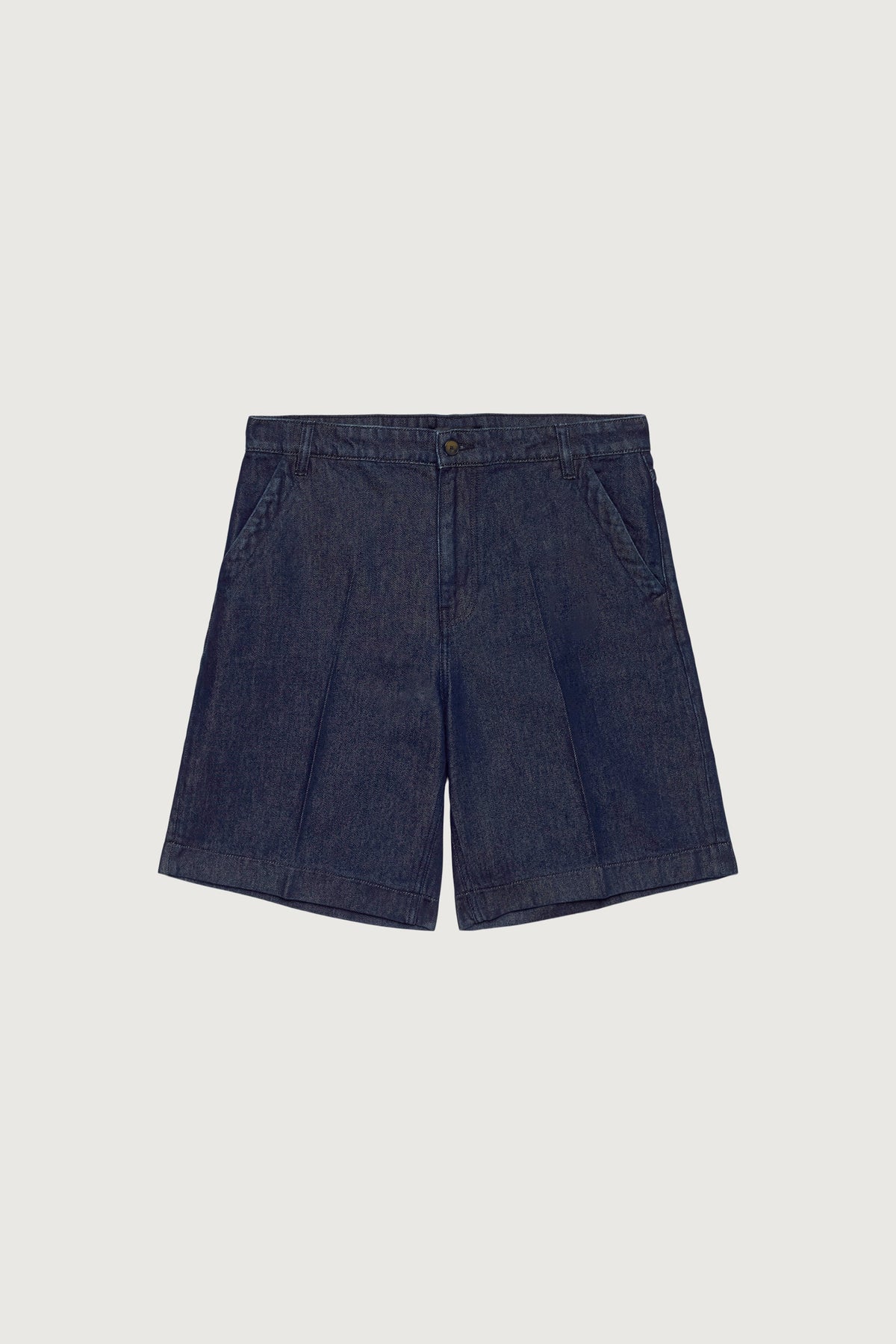 OVERSIZED PRESSED DENIM JORT
