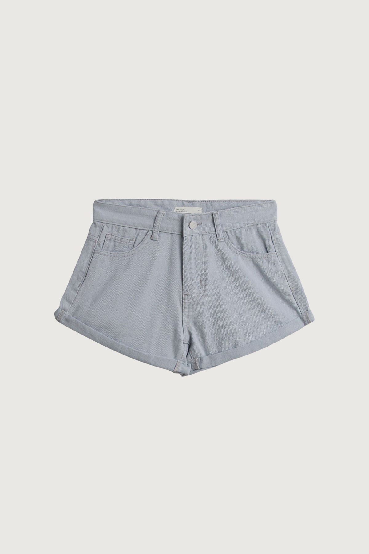 COTTON SHORT WITH CUFF DETAIL