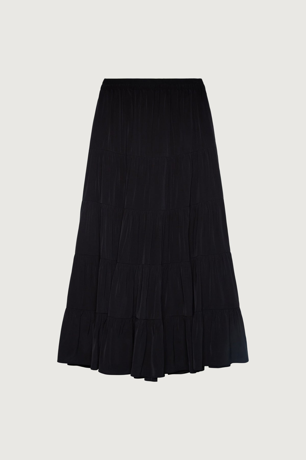 TIERED MAXI SKIRT