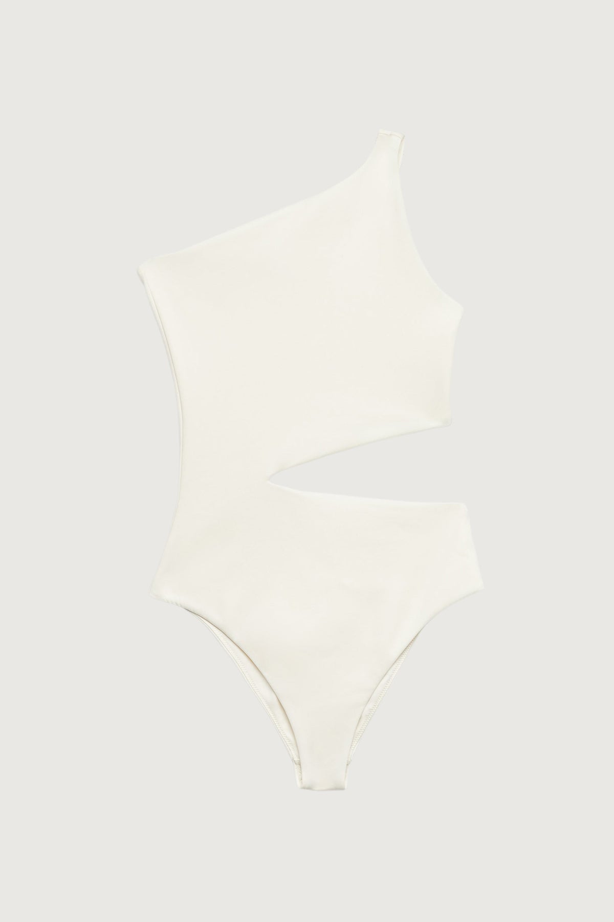 ONE SHOULDER ONE-PIECE SWIMSUIT WITH CUTOUT
