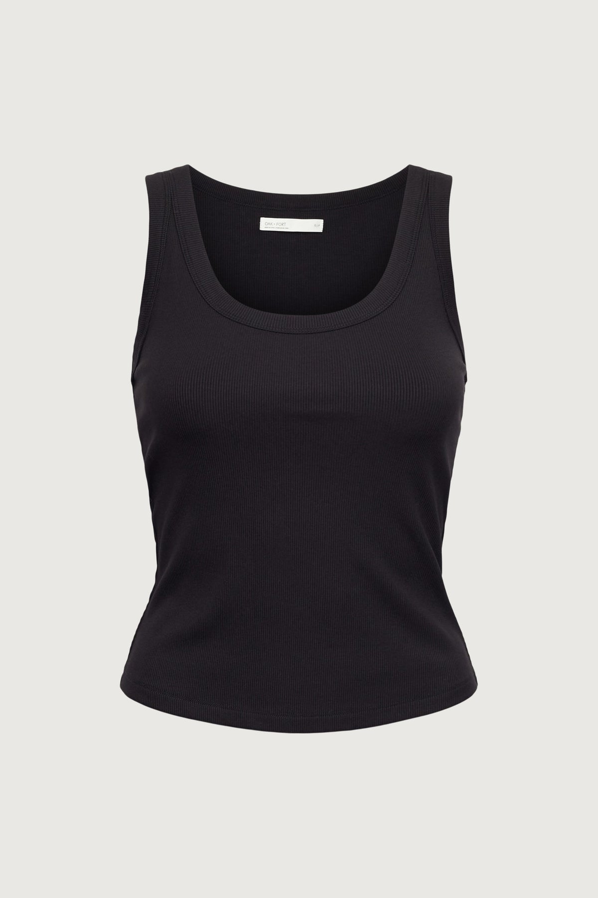 RIBBED MODAL SCOOP NECK TANK TOP