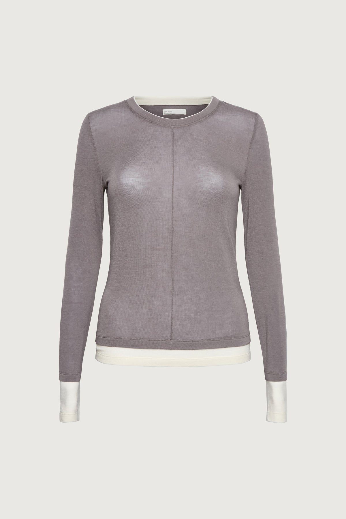 LAYERED EFFECT LONG SLEEVE TOP