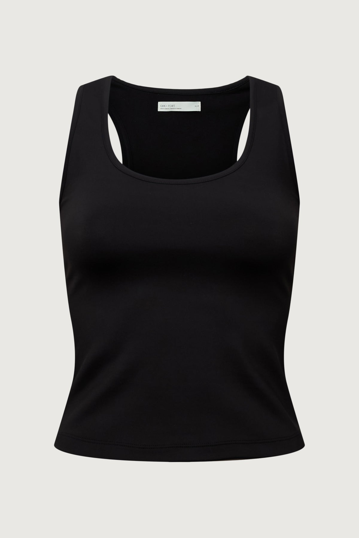 SLIM FIT SCOOP NECK TANK TOP