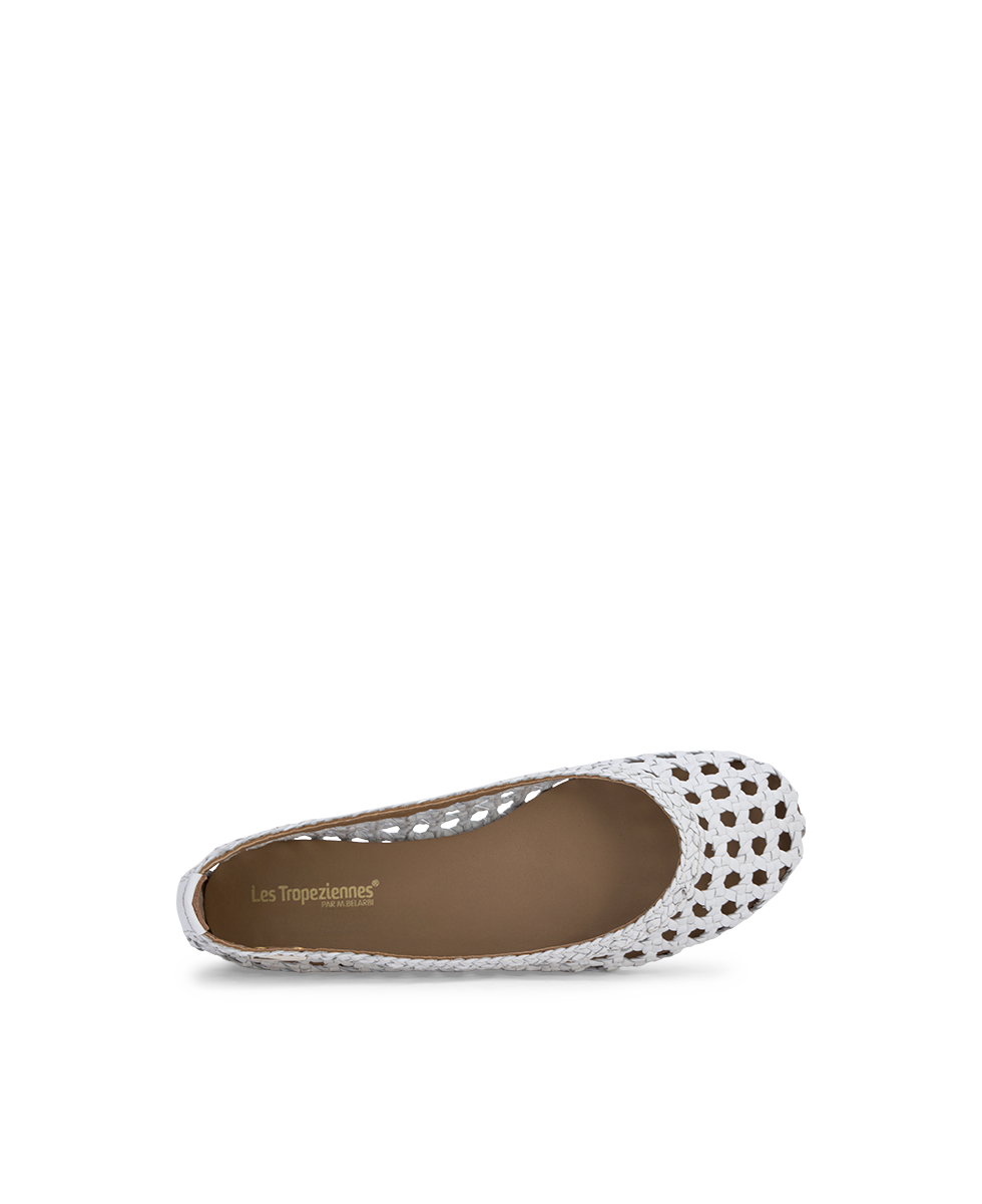Ziggy Ballerina Flats - White