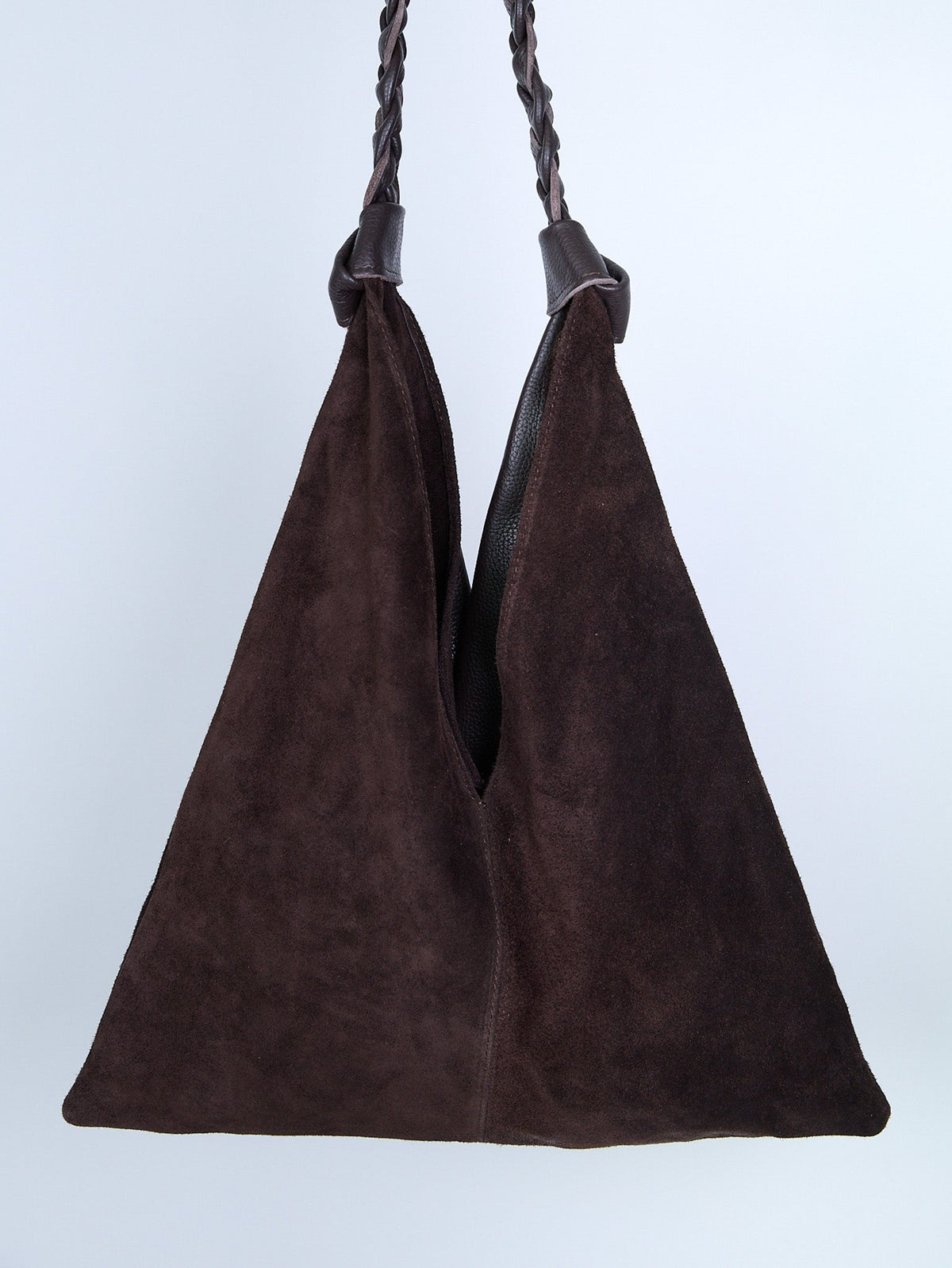 The Fanny Suede Bag - Choco Foncé