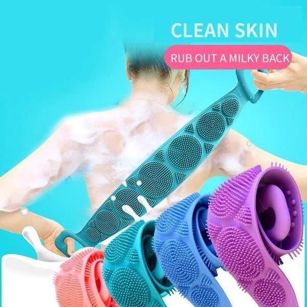 ๐ Silicone Back Scrubber Towel โ Reach Every Inch With A Better Shower Clean โจ