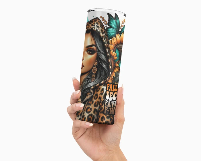 Fall Is My Second Favorite F-Word – Leopard Print | 20 oz Tumbler