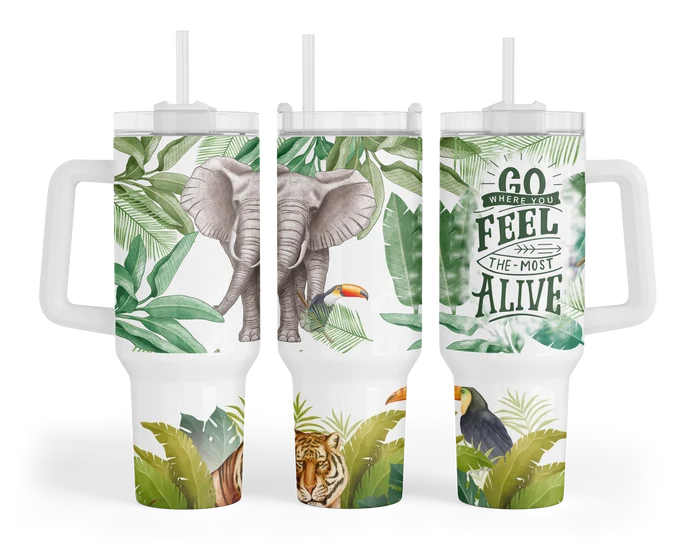 Go Where You Feel Most Alive | 40 oz Tumbler