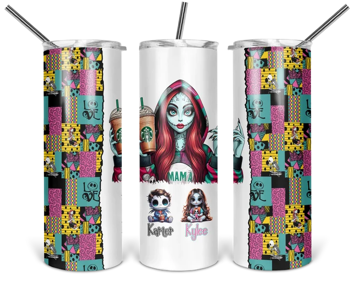 Nightmare Mama | Personalized 20 oz Tumbler