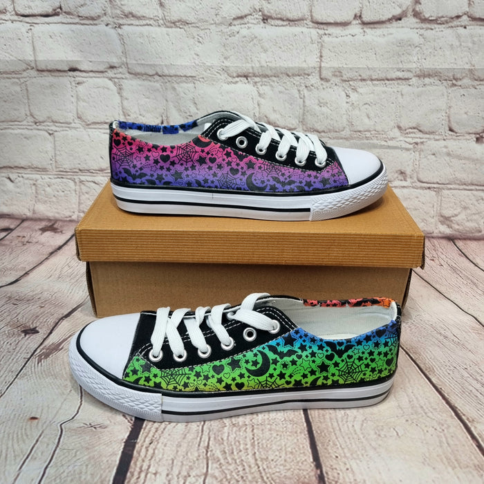 Rainbow mini Bats women sneakers