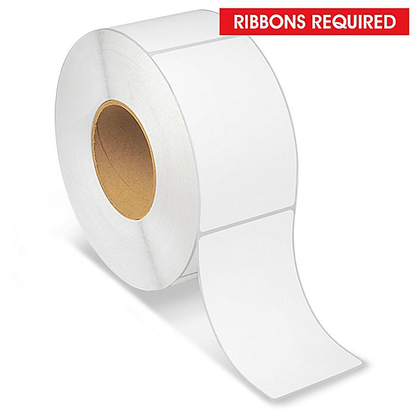 Thermal Transfer Paper Label - White - 3 x 5 --- $11.02 Per Roll