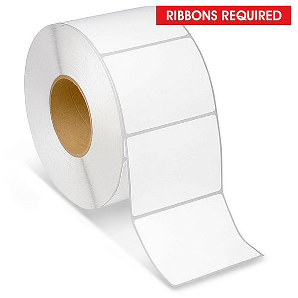 Thermal Transfer Paper Label - White - 4 x 2 1/2 $16.60 Per Roll