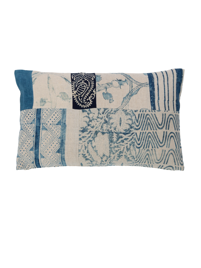 Zero Waste Indigo Pillow Cover