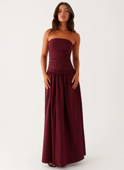Carmel Maxi Dress Mulberry