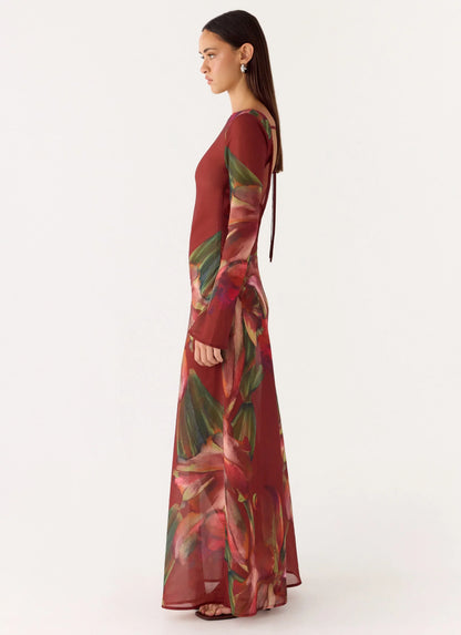 Charmayne Chiffon Maxi Dress Cuba Cuba