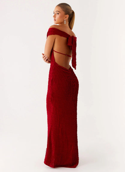 Chantelle Maxi Dress Red