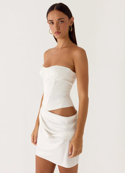 Cosmala Mini Dress - White