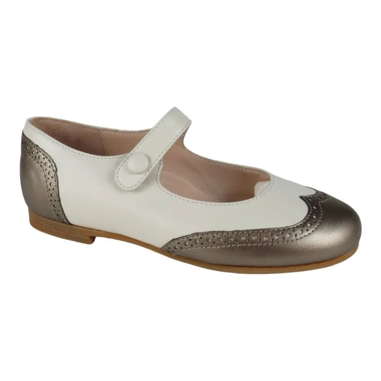1560s - Cream Soft Leather Strap for Girl by London Kids