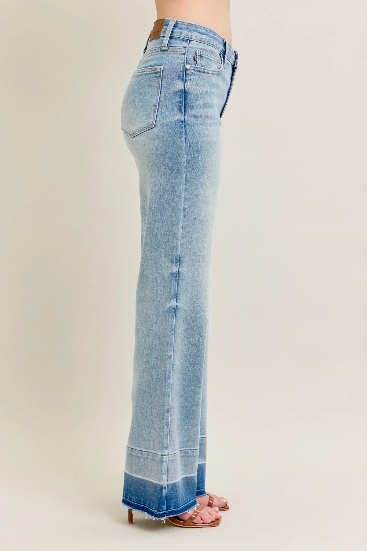 Hazel Blues® | Judy Blue Mr Release Hem Wide Leg Jeans