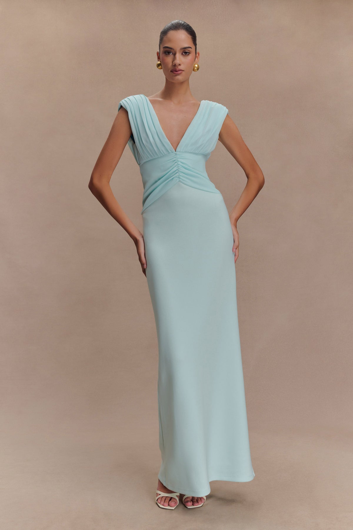 Monique Maxi Dress - Ice Blue