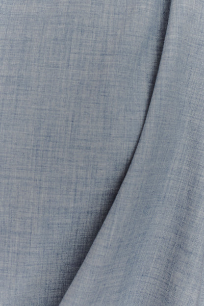 Gabriella Draped Mini Dress - Charcoal Blue Marle