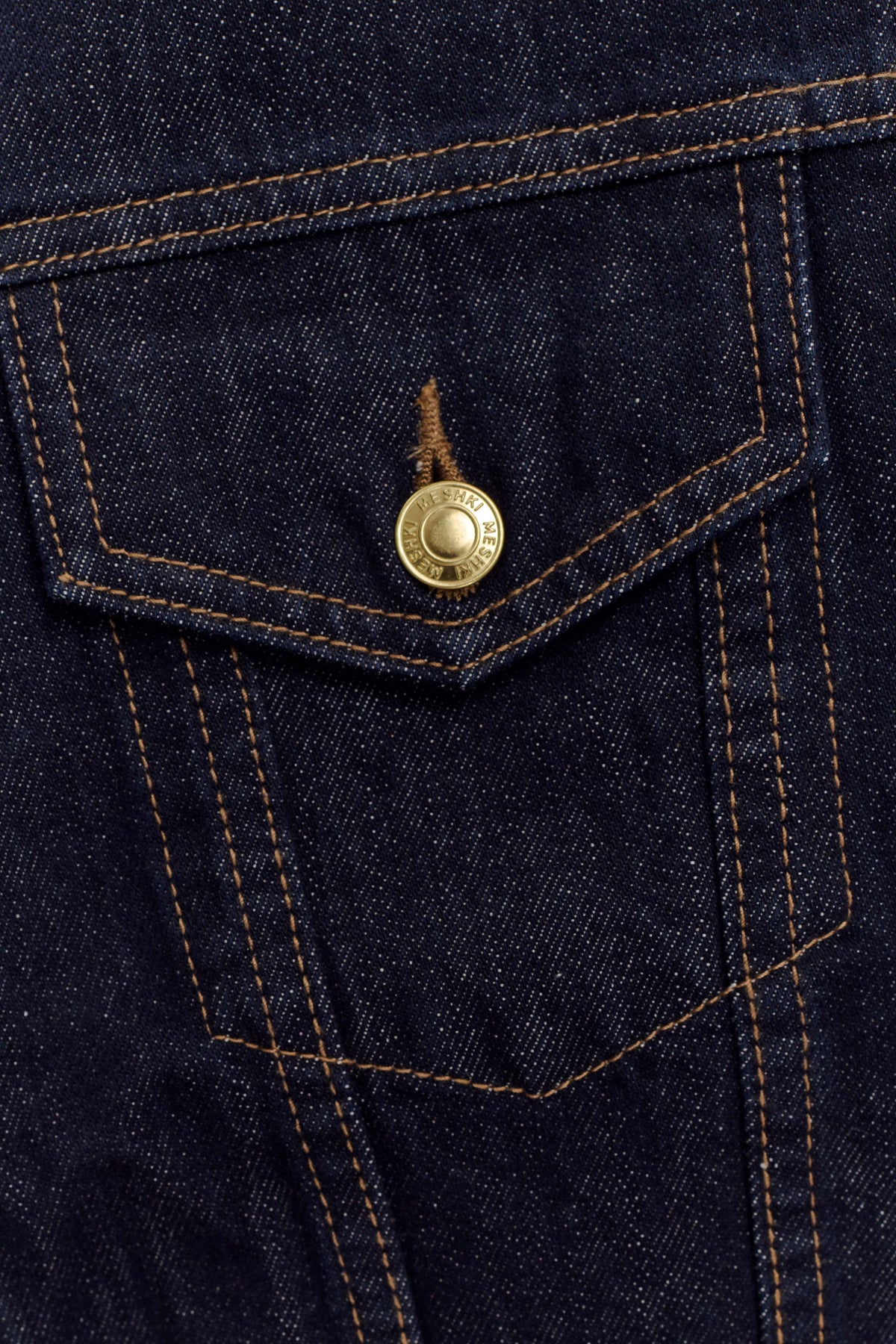 Kirra Cinched Denim Jacket - Washed Indigo Blue