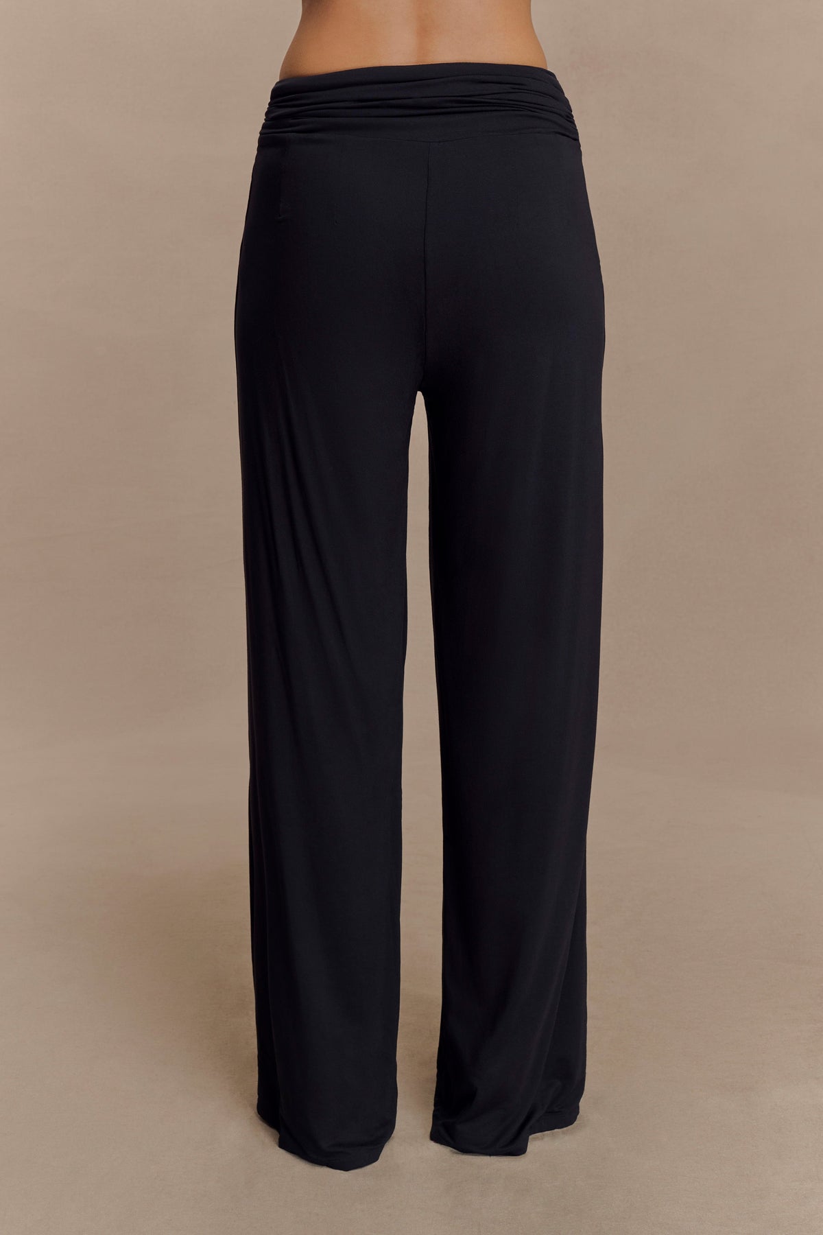 Ramona Modal Straight Leg Pant - Black
