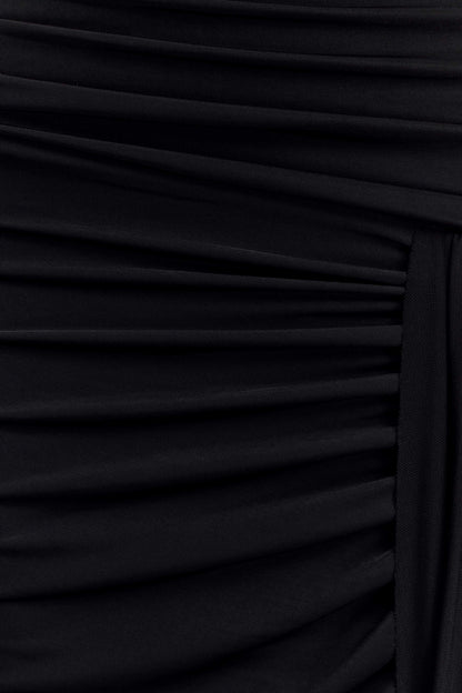 Calandra Slinky Maxi Skirt - Black