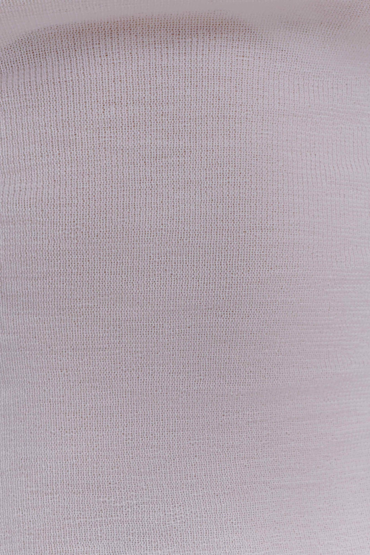 Paedyn Merino Wool Ribbed Long Sleeve Top - Ivory