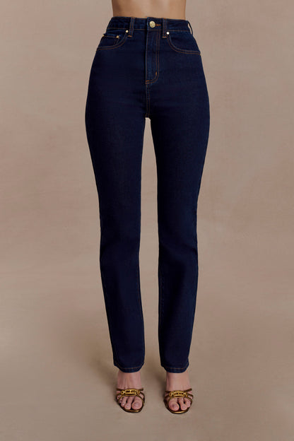 Janessa Skinny Denim Jeans- Indigo Blue