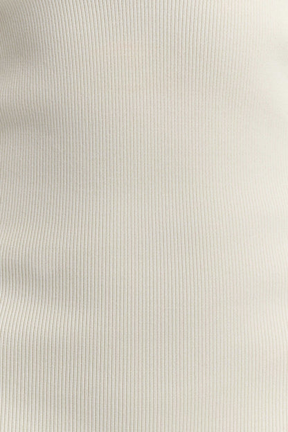 Billy Balloon Sleeve Knit Mini Dress - Ivory